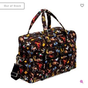 Vera Bradley x Harry Potter Weekender Bag Hogwarts & Friends Ditsy RARE